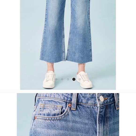 High rise wide leg crop jeans Size 24 - Picture 6 of 10